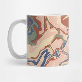 Marbled Paper Design Mug